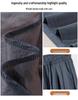 Spring 2025 Plus Size High-Waisted Wide-Leg Acetate Culottes - Slimming, Versatile, and Casual.
