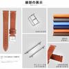BINLUN Genuine Leather Watch Band, Quick Release, Replacement Strap for Men and Women, Unisex, 12mm, 14mm, 16mm, 18mm, 20mm, 22mm, 24mm, 4 Colors (Ora