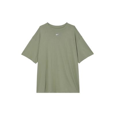 Sportswear Essentials Drop Shoulder Sleeve T Shirt Women's Oil Green DX7911-386