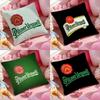 PPilsnerUUrquellS Kissenbezug Weicher Plüschstoff Doppelseitig Bedruckter Kissenbezug Warmer Winter Sofa Kissenbezug
