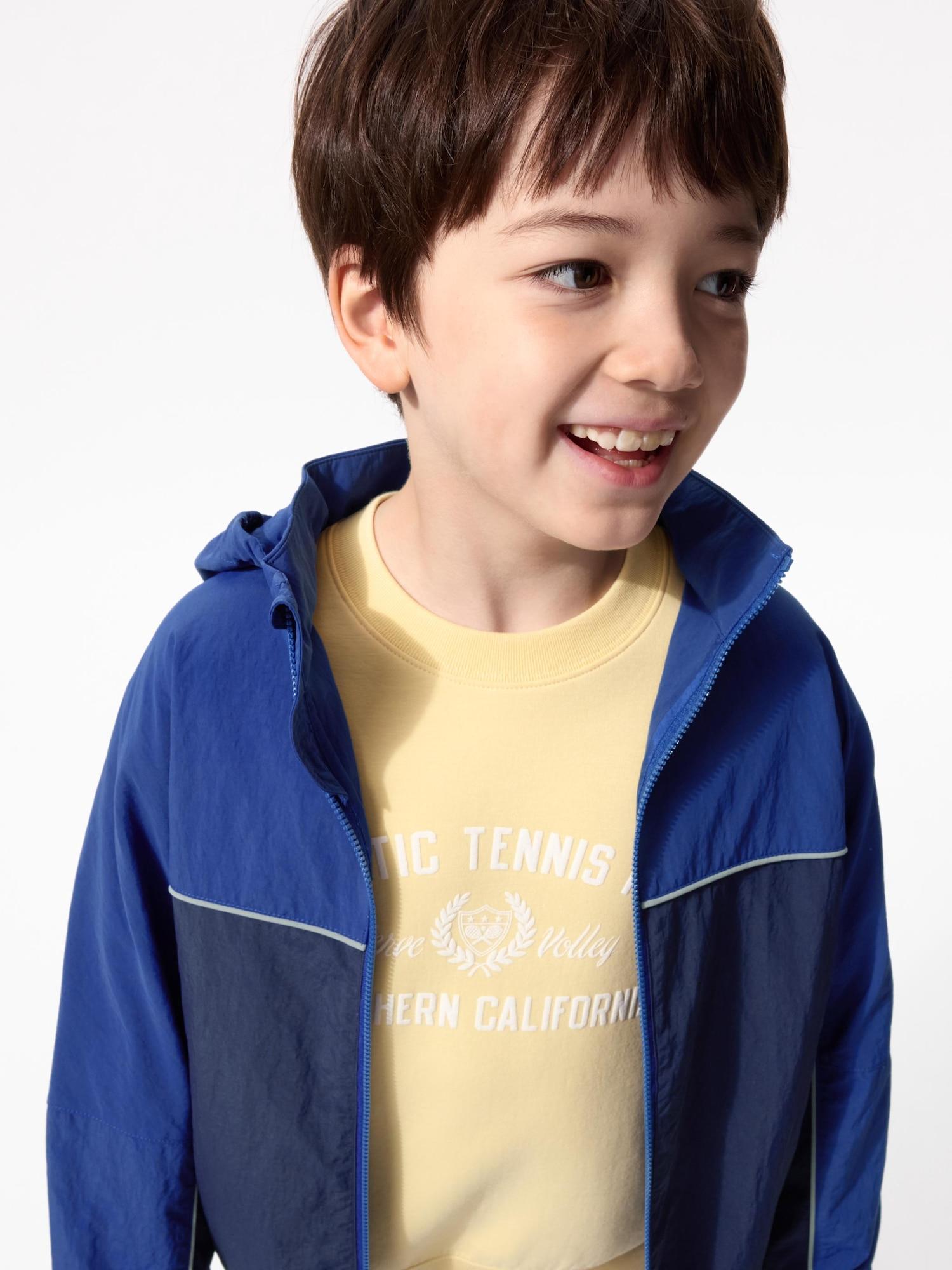 Uniqlo Япония Карманная УФ-защитная толстовка с капюшоном 67 BLUE/160