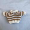10cm Plush Doll Sweater Accessories for 13cm Palm Dog and Small Dolls