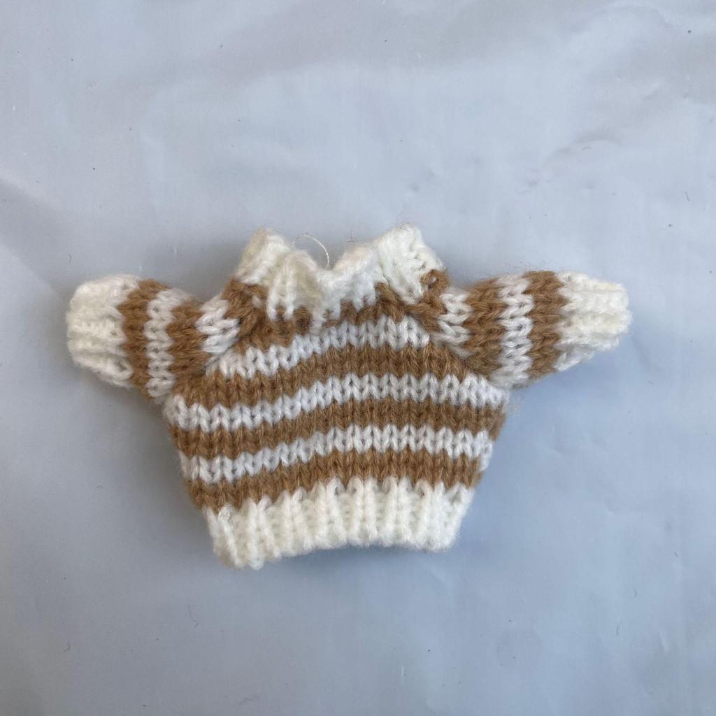 10cm Plush Doll Sweater Accessories for 13cm Palm Dog and Small Dolls