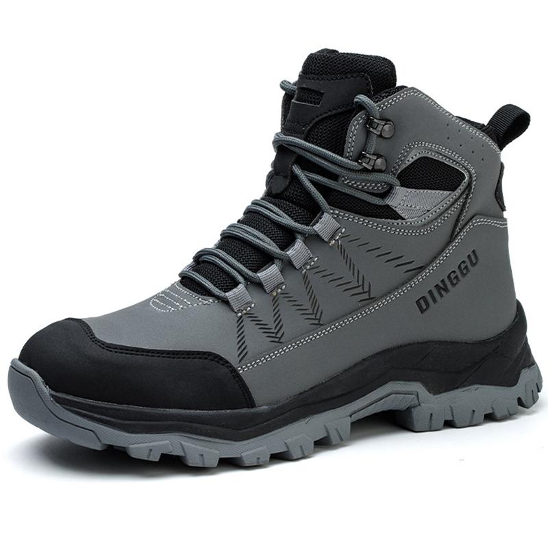High-top Men Work Boots Steel Toe Shoes Puncture-Proof Safety Boot Protection Shoes Security Indestructible Shoes Wear-resistant