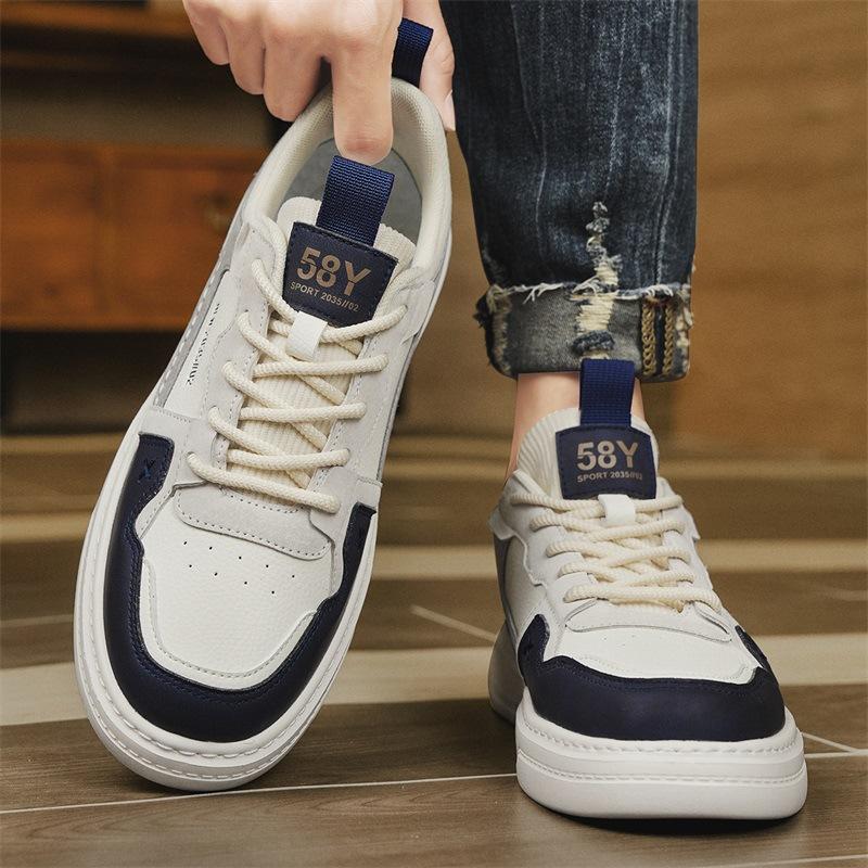 Low-top Board Shoes Thick-soled Heightening Casual Shoes Autumn and Winter Skateboard Sneakers