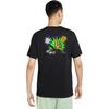 Nike Cartoon Sun Hand Print Letter Graphic Round Neck Short Sleeve T-Shirt Men Tops Black DV3189-010