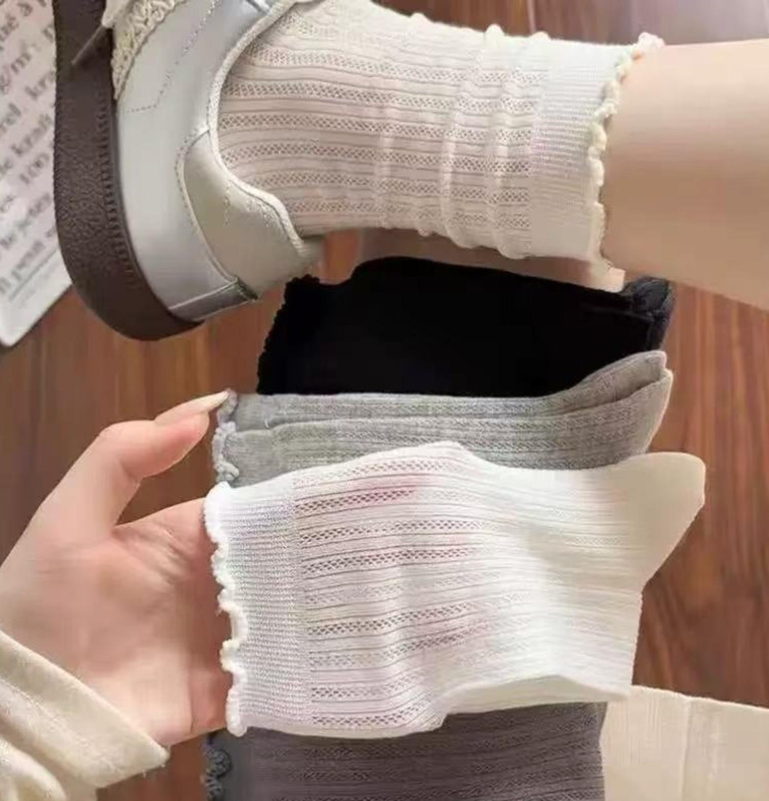 

3/5/6Pairs Cartoon Bear Socks Soft Cotton Socks Autumn Coffee Stockings Kawaii Women Socks Korean Casual Stockings Women Hosiery