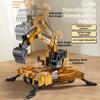 Zinc Zinc Alloy Material Transformable Engineering Vehicle Toys  Children Toy Gifts