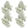 4Pcs Pontoon Boat Gate Latch Plastic Marine Safety Door Gate Latch Replacement Kit Durable Fit Left and Right Hinge Gate Latch