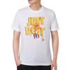 Nike Dri-Fit Just Do It Graphic Print Short Sleeve T-Shirt Men Tops White CV1076-100