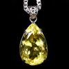 Yellow Topaz 73.2 Ct CERTIFIED Pear Pendant 925 Sterling Silver Best For Gift MY-PD-111-NS