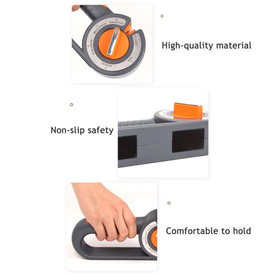 Kuchyňská ostřička nožů Profesionální 6v1 Fázová Ruční Ostřička nožů Nástroj pro Rychlé Ostření Čepelí