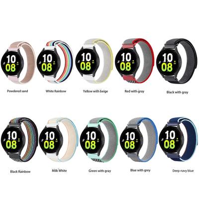 Nylon-Schlaufenarmband für Samsung Galaxy Watch 7 6 5 40mm 44mm Verstellbares Armband Uhrenarmband für Galaxy 4 6 Classic Armband Zubehör