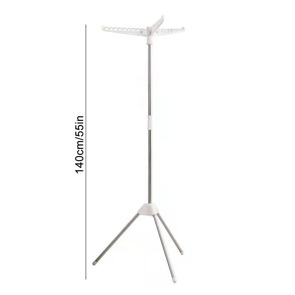 Collapsible Tripod Clothes Drying Rack, Foldable Portable Space Saving Laundry Drying Racks Clothes Drying Hanging Rack Stand