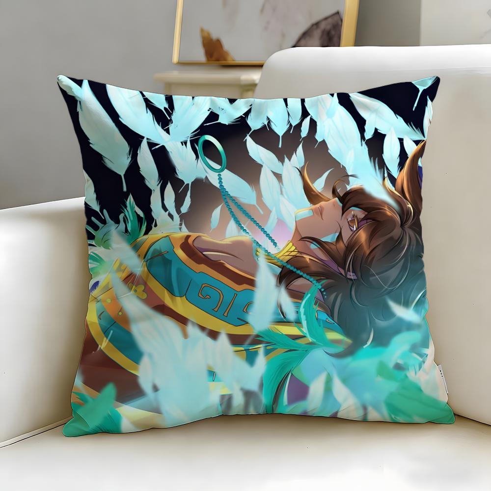 Anime Onyx Equinox Cushion Cover Soft  EasyWash Pillow Case  Versatile for Couch Bed Travel and Office