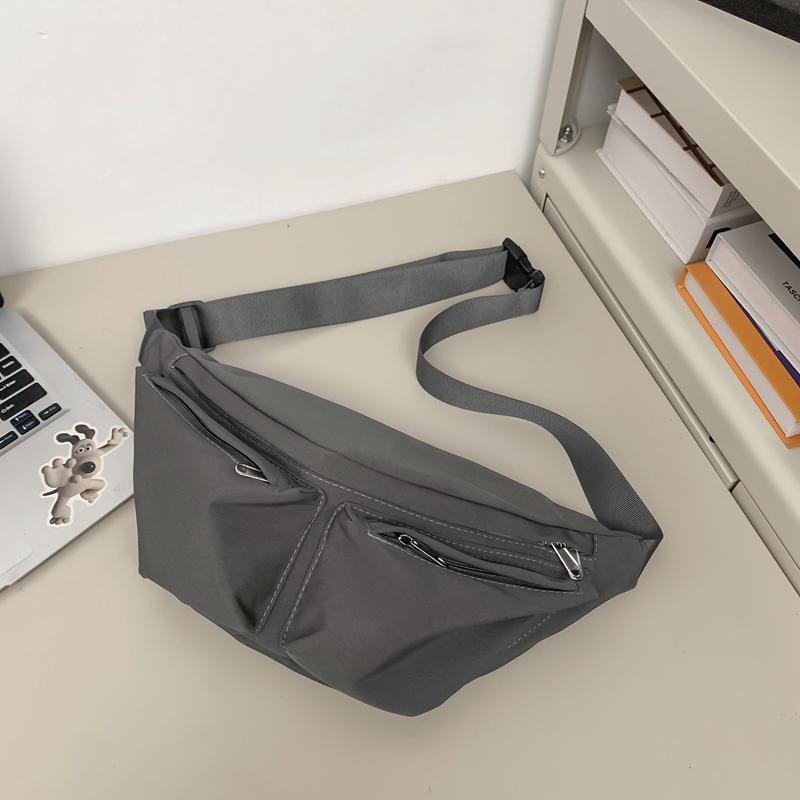 Chest Bag Men's Crossbody Bag Sports Waist Bag Women's Water-Repellent Shoulder Bag Mobile Phone Bag