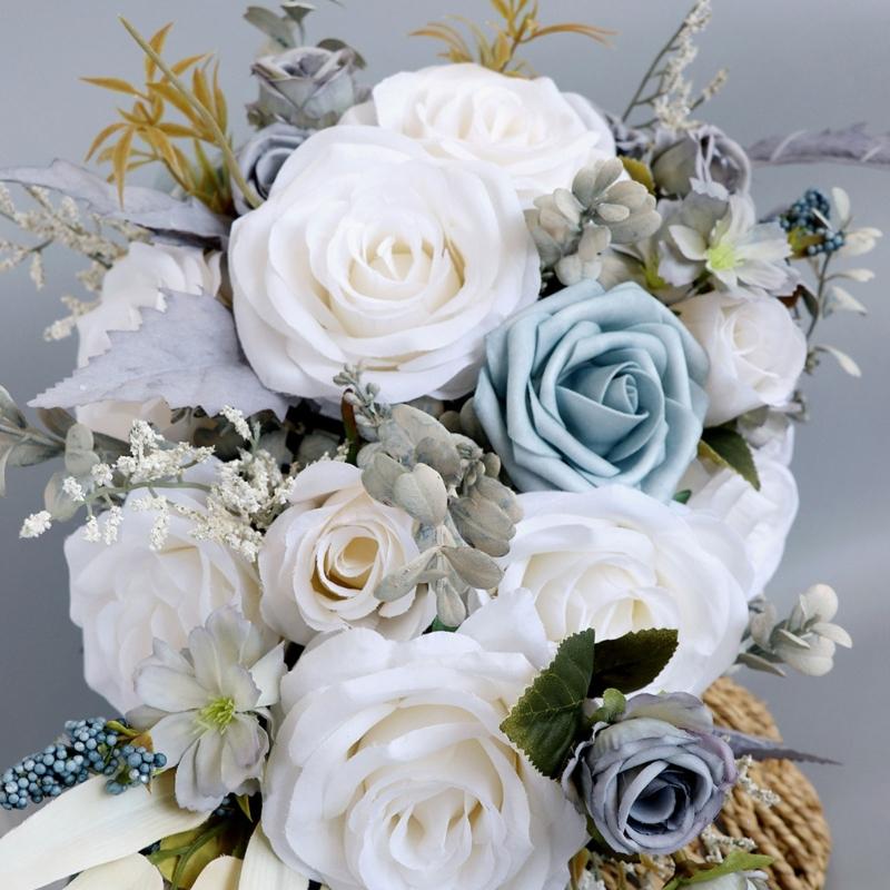 Artificial Flower Bridal Bouquets for Wedding Decorations Ceremony, Anniversary