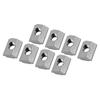 Nickel Coated Carbon Steel Sliding T Slot Nut for Aluminum Profile Accessories (EU20 M5)