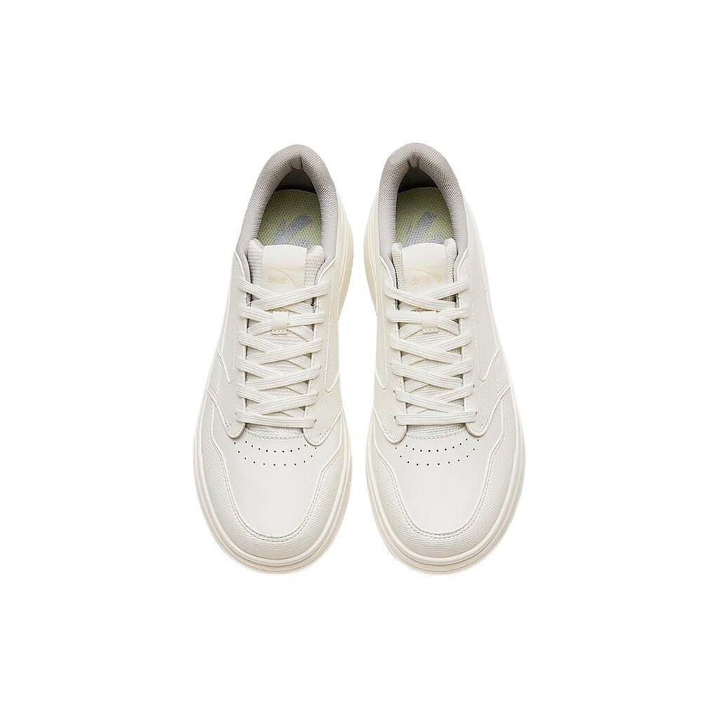 Anta Breathable Low-Top Skate Shoes Men Sneakers White 112338011-1