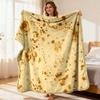 Autumn Winter Blanket Warm Soft Touch Flannel Sofa Autumn Winter Personality Print Sofa Blanket