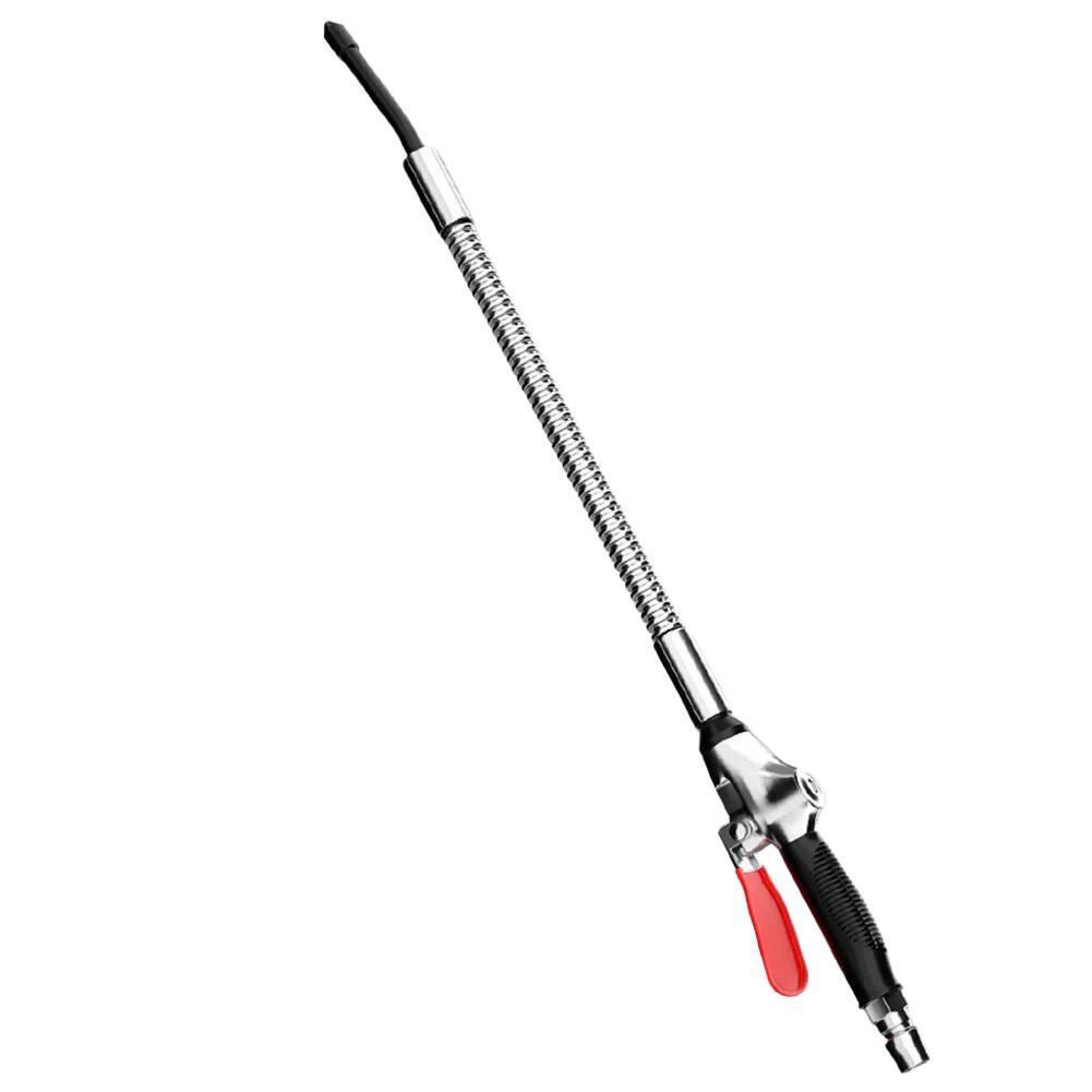 Alloy Air Blowgun Pneumatic Tool with 360 Degree Flexible Bend and Non Slip Handle for Car Cleaning 300 600 800mm