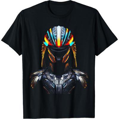 Robot Art Fantasy Graphic Motif Robot T-Shirt