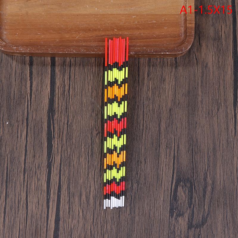 

YY999 10Pcs/Lot Drift Tail Fishing Float Top DIY Hollow Bold Tails Floats Buoy Tackle Accessory Eye Catching Fishing Float