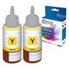 Ink Bottle - PREMIUM CARTRIDGE - 104 - Yellow - 70 Ml - Pack of 2