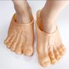 1 Paar Synthetik-Gummi-Zehenschuhe Neuartiger Stil Fußschuhe Lustige Performance-Schuhe Für Auftritte