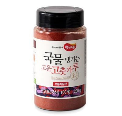 Haetnimmaeul Fein gemahlenes koreanisches Chilipulver, mittelscharf, 200 g – Perfekt für Suppen und koreanische Gerichte