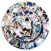 Wu Liuqi Assassin Anime Stickers: 50 Creative Cartoon Designs for Water Bottles, Diaries, and Refrigerators