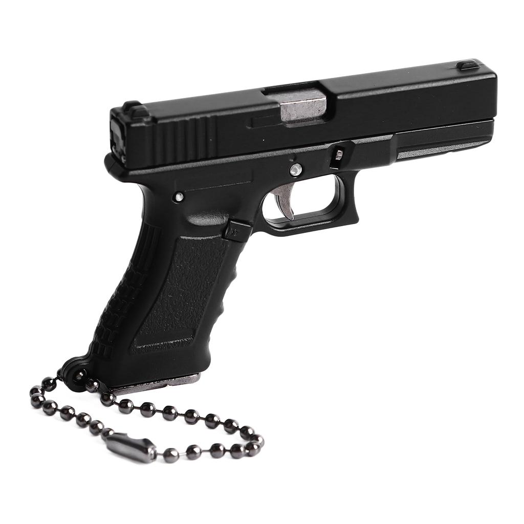 1:3 Scale G17 Keychain High Simulation Decoration Alloy G17 Model Key   for Daily Use