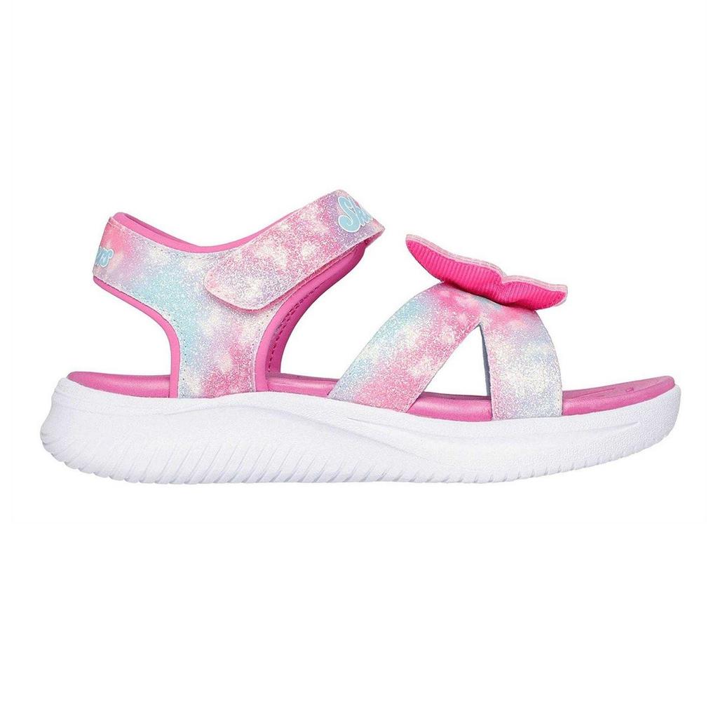 Skechers Girls Butterfly Glitter Sandals
