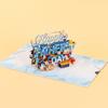 Toolbox Pop Up Father's Day Card for Dad 3D Happy Father's Day Greeting Card with Envelope from Son Daughter Wife Best Dad Award Card Gift