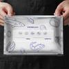 10 Pcs/Bag Leakproof Freezer Safe Kitchen Fresh Bag Large Capacity Aluminum Foil Food Bag Fresh-Keeping Reusable Zip Lock Bag