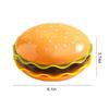 Space-Saving Mini Plates for BBQ Parties & Events Cute Hamburger Style Dessert Plates for Snacks Desserts and Sushi Dip