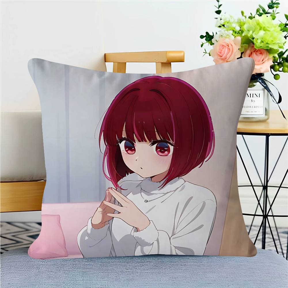 

Anime A-Arima-Kana Personalized Pillow Cover Kids Bedroom Wild Party Decor Pillowcase Kid Birthday Shower Gift 16x16Inch