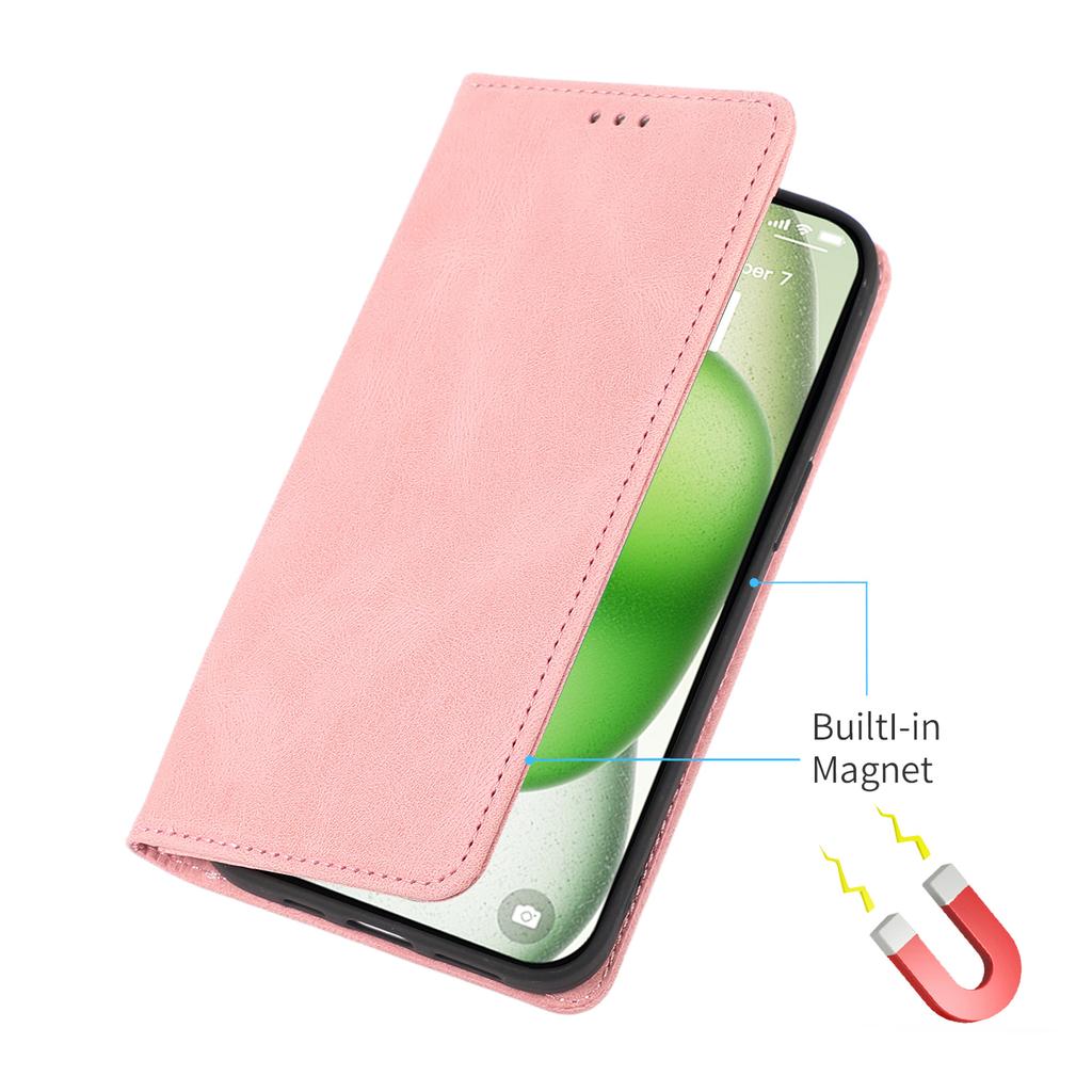 For iPhone 16 Pro Max Case Wallet Magnetic Closing Leather Flip Phone Cover