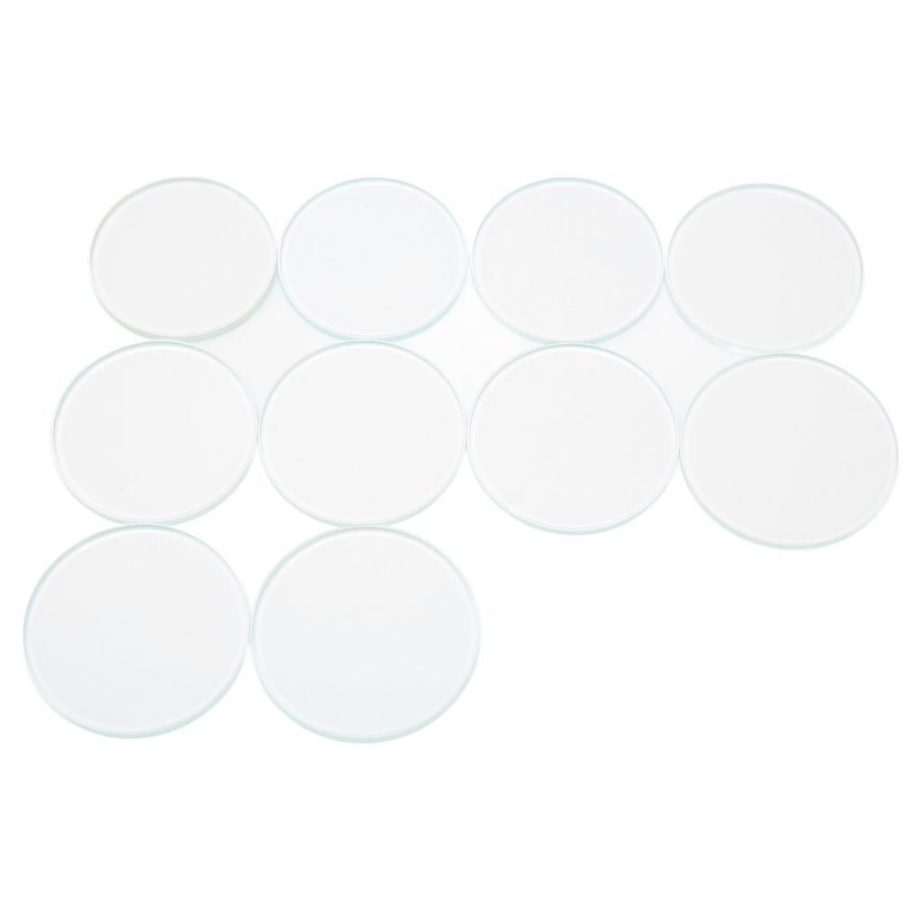 Round Flat Watch Lens Professional Round Flat Glass Replacement Parts for Watchmaker Repair