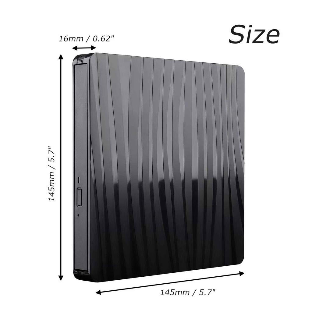 TYPE-C/USB3.0 Dual Interface Mobile Recording Optical Drive DVD-RW External Laptop Optical Drive