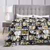Aizawa Boku No My Hero Academia Blankets Flannel Academy  Lightweight Thin Throw Blanket for Bedding Car Plush Thin Quilt