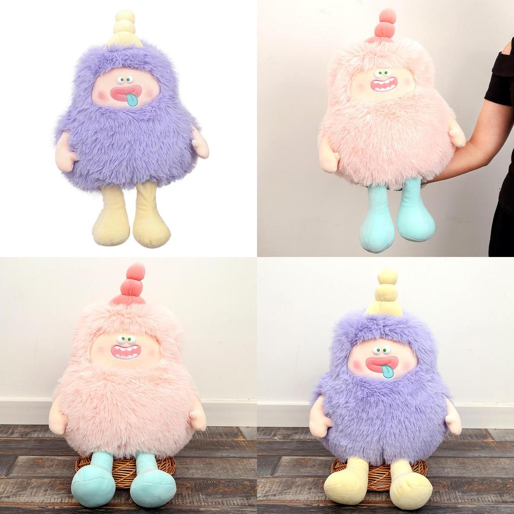 Long Haired Monster Plush Toy With Pp Cotton Filling For Kids Playroom Decor