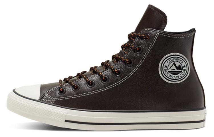 Herren Sneaker Converse Tumbled Leather Chuck Taylor All Star 'Braun Weiß' 35 black