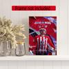 Atletico Madrid Diamond Painting Round Diamond Mosaic Rhinestones Diamond Embroidery Craft Kit Wall Decor Without Frame