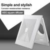 Plastic Ceiling Vent Square Ventilation Hood Portable Air Vent Grille  Ventilation Systems