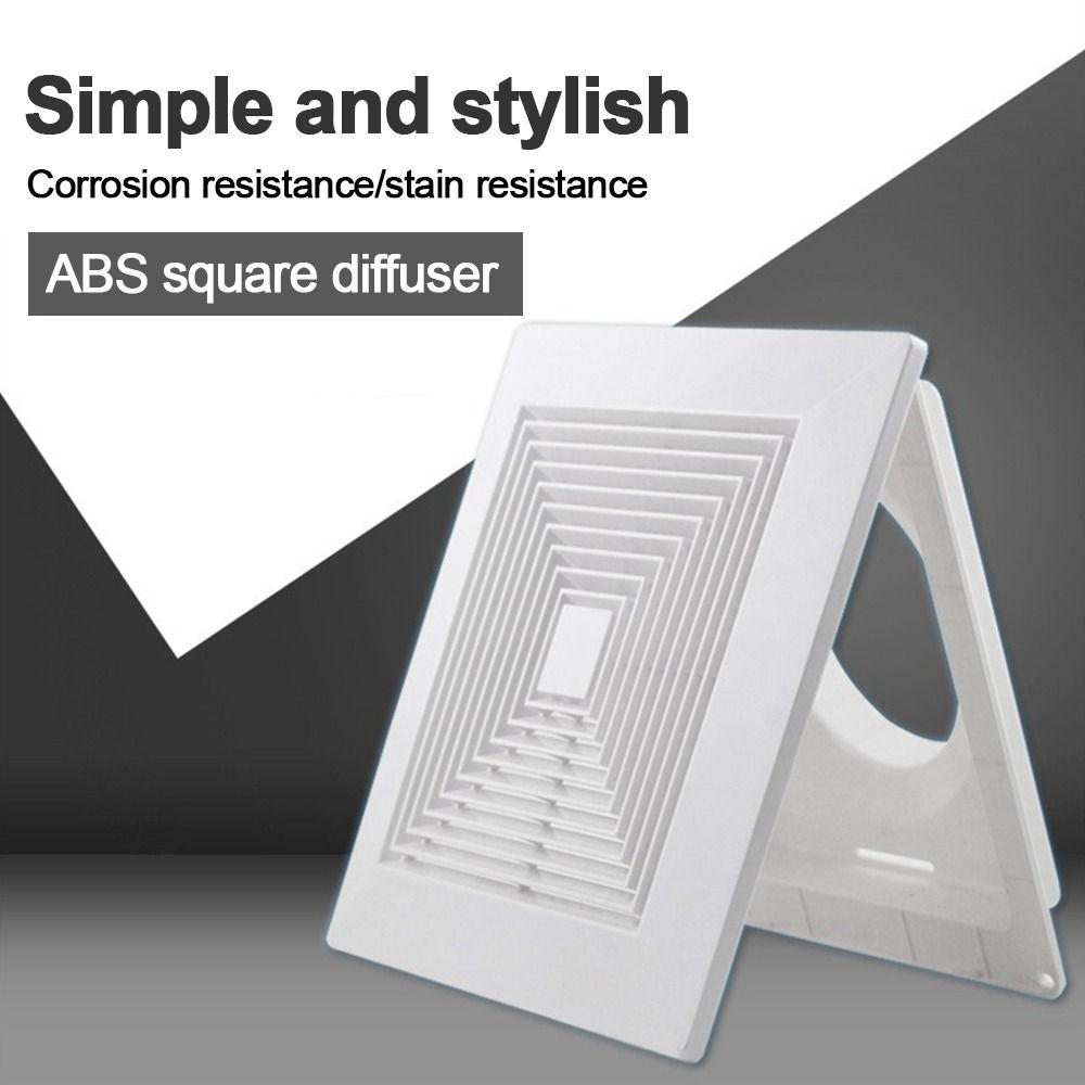Plastic Ceiling Vent Square Ventilation Hood Portable Air Vent Grille Ventilation Systems