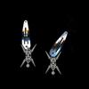 Heavy Industry Rivet Hair Clips Stainless Steel Goth Hair Clips Fashion Punk Hair Clips  Women Girl