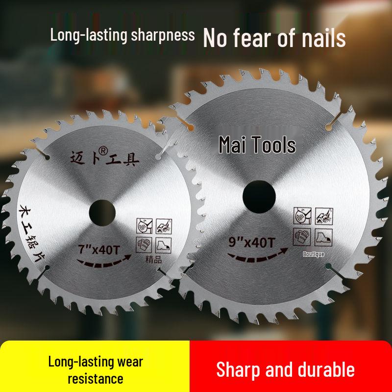 High-Hardness Dual-Purpose Saw Blade: Aluminum-Wood Alloy for Eco & Paint-Free Boards.