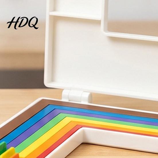 DIY Bastel Lineal Papierausrichtungs-Werkzeugset 7 Größenführer mit Aufbewahrungskarte Bastel-Etui Farbcodierte Positionierung für Scrapbooking Scrapbook Rand