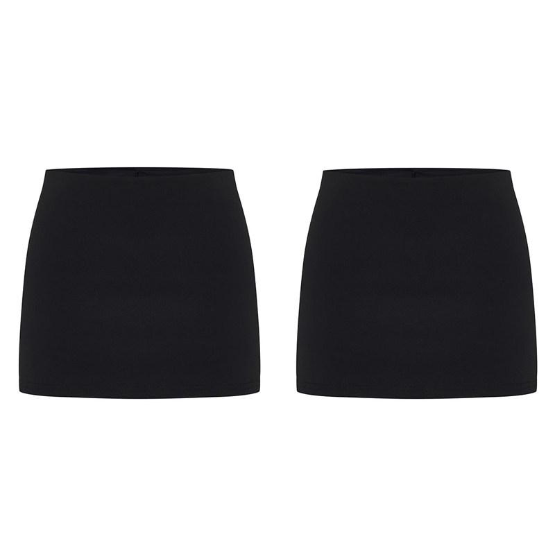 Women's Summer 2026 Slimming A-line Yoga Skort - American Style, Anti-Exposure, Hip-Hugging Sports Skirt